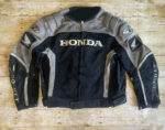Joe Rocket Honda Motorcycle Black And Gray Textile Jacket