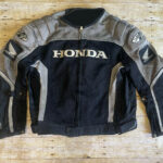 Joe Rocket Honda Motorcycle Black And Gray Textile Jacket