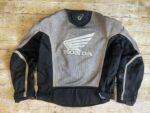 Joe Rocket Honda Motorcycle Black And Gray Textile Jacket - Image 2