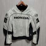Joe Rocket Honda Motorcycle Gray Textile Jacket