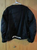 Joe Rocket Honda Motorcycle Racing Black Textile Jacket - Image 2