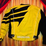 Joe Rocket Honda Motorcycle Yellow Textile Jacket - Image 2