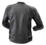 KTM Black Motorcycle Racing Leather Jacket - Image 2