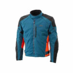 KTM Motorcycle Blue And Orange Racing Textile Jacket