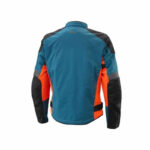 KTM Motorcycle Blue And Orange Racing Textile Jacket - Image 2