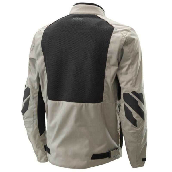 KTM Motorcycle Gray And Black Racing Textile Jacket - Image 2