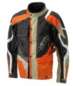 KTM Motorcycle Racing Black And Orange Jacket