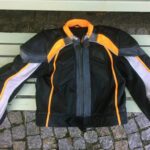 KTM Motorcycle Racing Black And Orange Leather Jacket