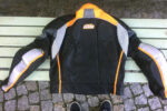KTM Motorcycle Racing Black And Orange Leather Jacket - Image 2