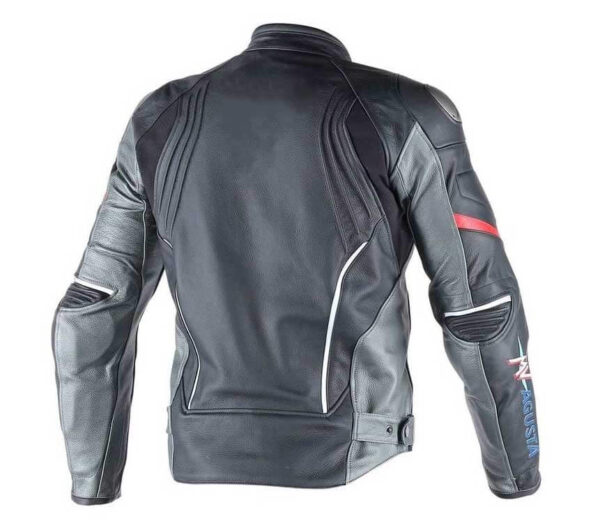 MV Agusta Motorcycle Racing Leather Jacket - Image 2