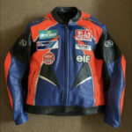 Mat Mladin Suzuki Motorcycle Racing Leather Jacket