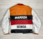 Motul Honda Repsol Motorcycle Racing Leather Jacket - Image 2