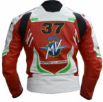 Motul MV Agusta Corse Motorcycle Racing Leather Jacket - Image 2