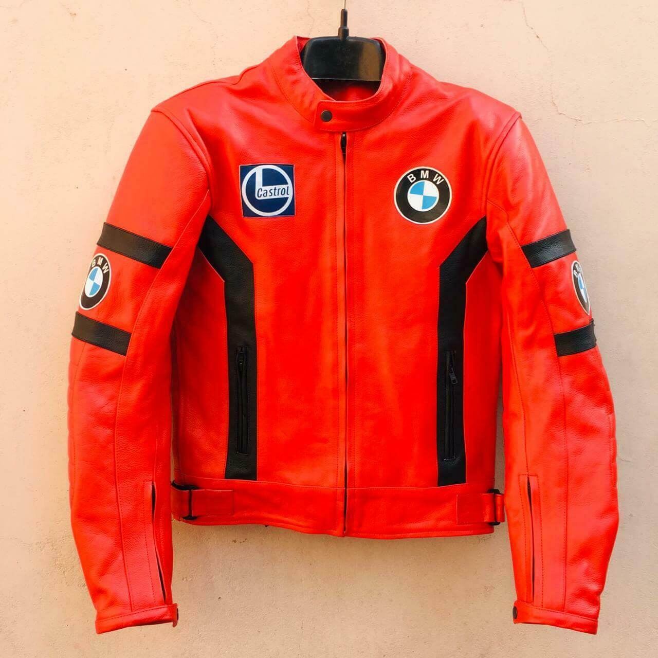 Red-Black-BMW-Motorcycle-Racing-Leather-Jacket-1.jpg Red Black BMW Motorcycle Racing Leather Jacket - Image 1