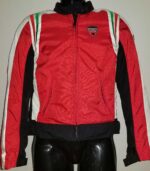Red Black Ducati Corse Motorcycle Racing Textile Jacket