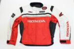 Red White Honda Motorcycle Racing Textile Jacket