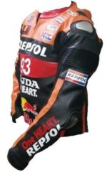 Repsol Honda Motorcycle Racing Leather Jacket - Image 2