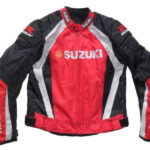 Suzuki GSXR Motorcycle Black And Red Textile Jacket