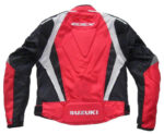 Suzuki GSXR Motorcycle Black And Red Textile Jacket - Image 2