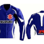 Suzuki GSXR Motorcycle Racing Leather Jacket