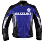 Suzuki Hayabusa Motorcycle Racing Leather Jacket