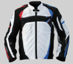 Suzuki Motorcycle Black And White Textile Jacket