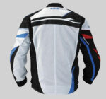 Suzuki Motorcycle Black And White Textile Jacket - Image 2