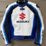 Suzuki Motorcycle Racing Leather Jacket