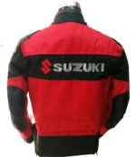 Suzuki Motorcycle Red And Black Textile Jacket - Image 2
