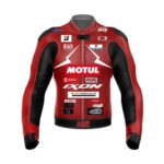 Team Suzuki GSXR Motorcycle Racing Leather Jacket