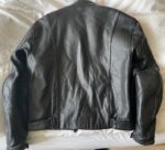 Triumph Black And Red Motorcycle Leather Jacket - Image 2