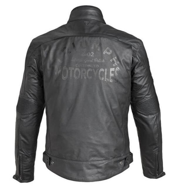 Triumph Custom Motorcycle Racing Leather Jacket - Image 3