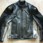 Triumph Motorcycle Black And Gray Leather Jacket