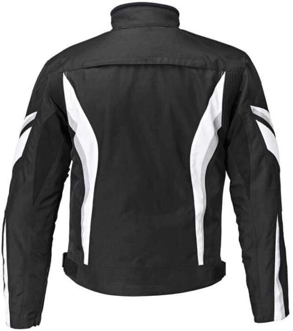 Triumph Motorcycle Black And White Textile Jacket - Image 3