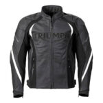 Triumph Motorcycle Black Leather Jacket