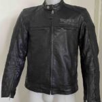 Triumph Motorcycle Black Racing Leather Jacket