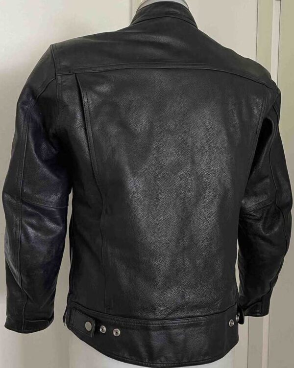 Triumph Motorcycle Black Racing Leather Jacket - Image 3