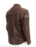 Triumph Motorcycle Brown Leather Jacket - Image 5