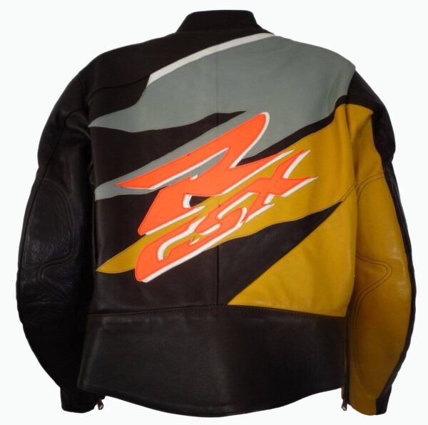 Suzuki GSXR Motorcycle Leather Racing Jacket - Image 2