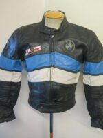 Vintage BMW Motorcycle Racing Leather Jacket