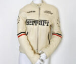 Vintage Ferrari Michael Schumacher Leather Jacket