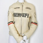 Vintage Ferrari Michael Schumacher Leather Jacket