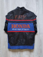 Vintage Honda Motorcycle Leather Jacket - Image 2