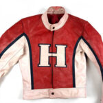 Vintage Honda Santorius Motorcycle Leather Jacket