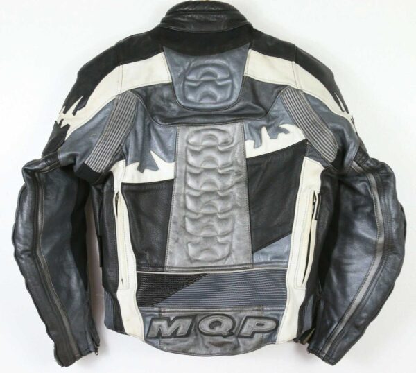 Vintage MQP Ducati Corse Motorcycle Leather Jacket - Image 2