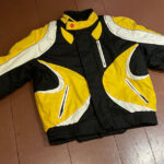 Yellow Black Suzuki Motorcycle Racing Leather Jacket