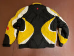 Yellow Black Suzuki Motorcycle Racing Leather Jacket - Image 2