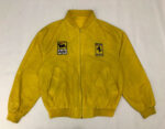 Yellow Ferrari Agip Vintage Racing Jacket