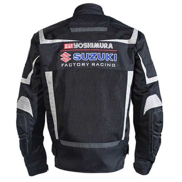 Yoshimura Suzuki Motorcycle Racing Mesh Jacket - Image 2