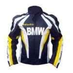 Very Classic BMW Multi Color Biker Racing Leather Jacket